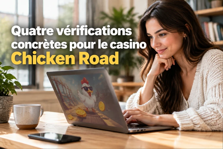 Quatre vérifications concrètes pour le casino Chicken Road